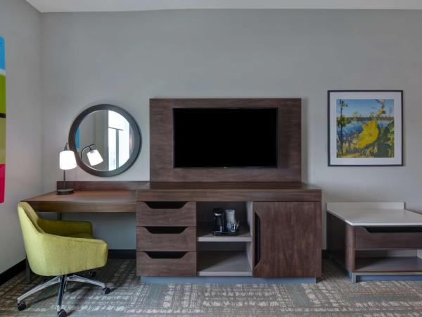 Hampton Inn & Suites Tampa Riverview Brandon : photo 7 de la chambre chambre lit king-size avec mini-réfrigérateur - non-fumeurs