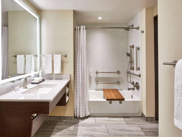 Embassy Suites by Hilton Nashville Downtown : photo 9 de la chambre studio lit king-size avec baignoire - accessible aux personnes à mobilité réduite et aux personnes malentendantes