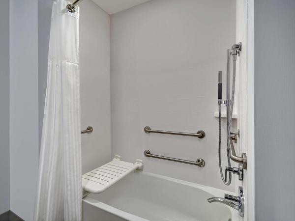 Hilton Garden Inn Houston Medical Center, TX : photo 8 de la chambre chambre lit king-size avec baignoire accessible aux personnes à mobilité réduite
