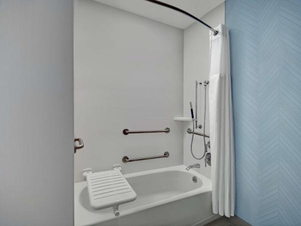 Hilton Garden Inn Houston Medical Center, TX : photo 9 de la chambre chambre lit king-size avec baignoire accessible aux personnes à mobilité réduite