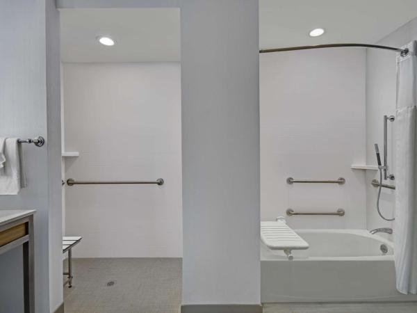 Hilton Garden Inn Houston Medical Center, TX : photo 1 de la chambre chambre lit king-size avec baignoire accessible aux personnes à mobilité réduite