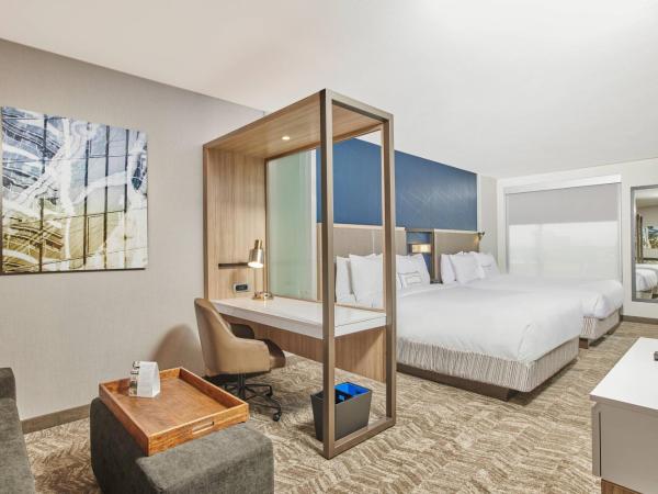 SpringHill Suites by Marriott Chicago Chinatown : photo 2 de la chambre suite avec 2 lits queen-size - lit gigogne