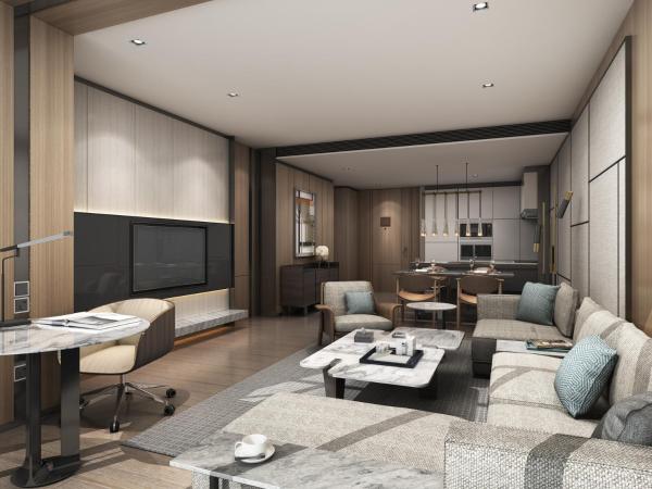 Shenyang Marriott Hotel : photo 2 de la chambre double suite with executive lounge access, city view