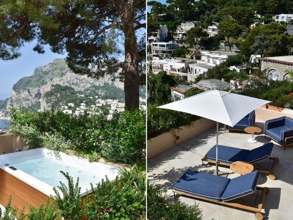 Villa Lia Hotel Capri : photo 4 de la chambre premium double room with spa bath,terrace and sea view