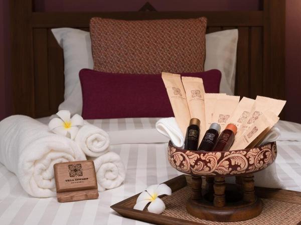 Villa Sanpakoi : photo 7 de la chambre hébergement lits jumeaux supérieur - vue sur piscine