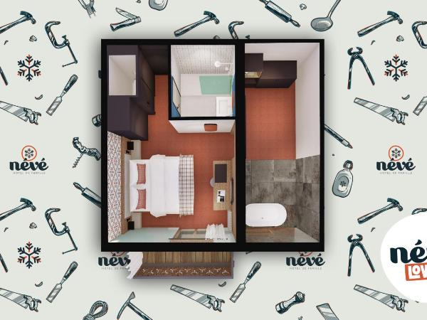 Hôtel Névé : photo 3 de la chambre chambre double ou lits jumeaux supérieure