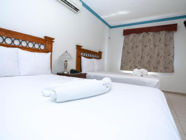 Hotel Avenida Cancun : photo 7 de la chambre chambre lits jumeaux