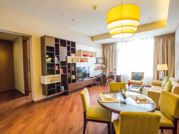 Marriott Executive Apartment Tianjin Lakeview : photo 8 de la chambre appartement 1 chambre - vue sur lac