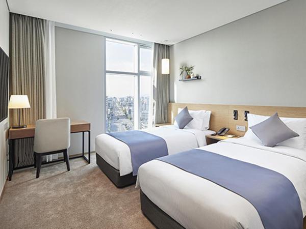 MD HOTEL DOKSAN - Fomerly Staz Hotel Doksan : photo 1 de la chambre chambre lits jumeaux standard avec douche