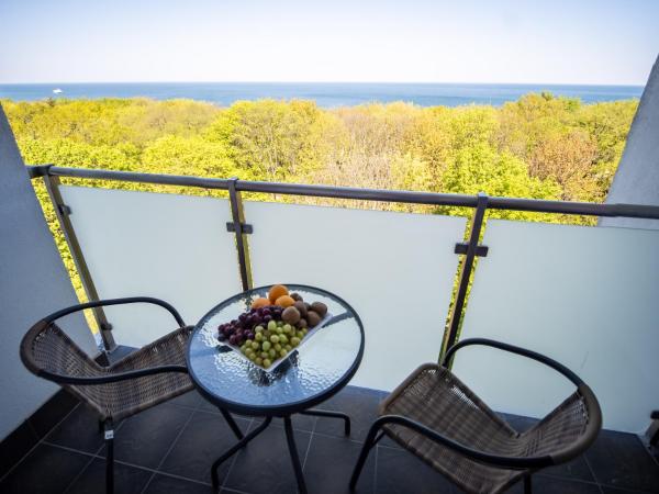 Sanatorium Perla Baltyku : photo 2 de la chambre chambre lits jumeaux confort - vue sur mer