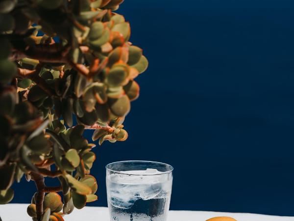 Sophia Oia View : photo 7 de la chambre sophoia - suite troglodyte avec petite piscine extérieure - vue sur caldeira