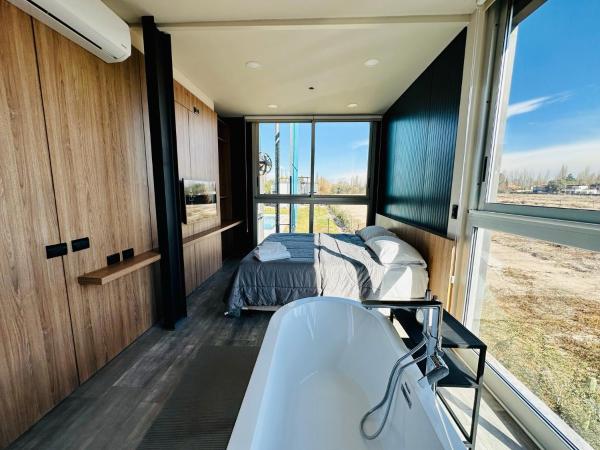 Cubos de Chacras AZUL : photo 5 de la chambre chambre double deluxe avec baignoire