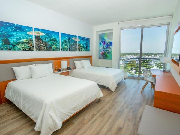 Maritime Hotel Fort Lauderdale Airport & Cruiseport : photo 2 de la chambre chambre 2 lits queen-size - accessible aux malentendants