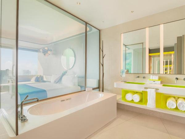 W Suzhou - Jinji Lake : photo 3 de la chambre chambre magnifique avec 2 lits queen-size - vue sur ville