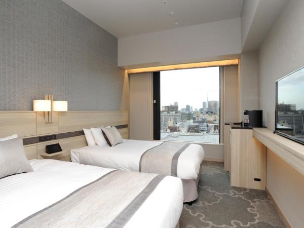 Hotel Keihan Tsukiji Ginza Grande : photo 1 de la chambre chambre lits jumeaux standard - non-fumeurs - Étage supérieur