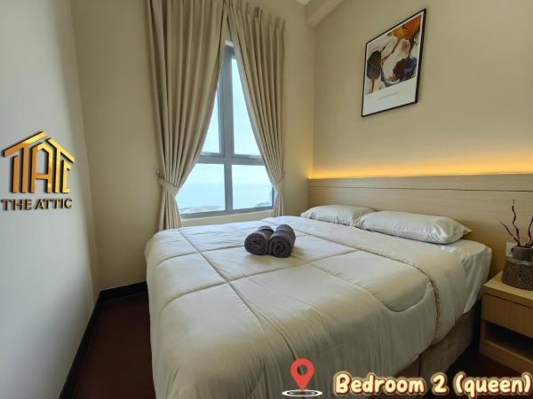 Attic Home Melaka Silverscape Residence & Jonker : photo 6 de la chambre dual key [2hall&4room] premium family suite (private bathtub and sea view)