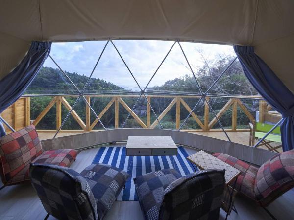 Glamping Resort GLANSO NAGASAKI : photo 2 de la chambre forest dome with shared bathroom (tatoos not allowed at shared bathroom)