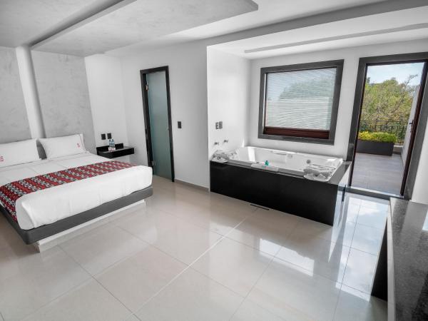 Six Hotel Guadalajara Expiatorio : photo 4 de la chambre suite avec jacuzzi