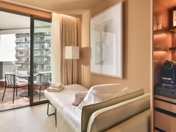 El Fuerte Marbella : photo 4 de la chambre chambre double avec terrasse (2 adultes + 1 enfant)