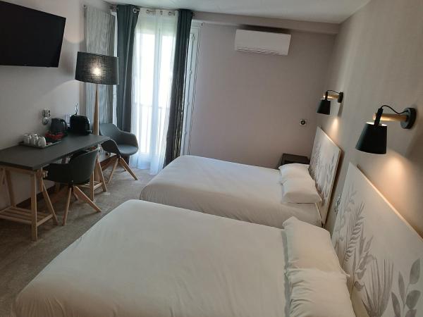 Contact Hôtel Limoges - HOTEL DES DEUX MOULINS : photo 5 de la chambre chambre quadruple