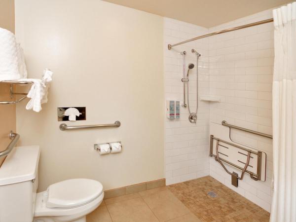 Lamplighter Inn & Suites at SDSU : photo 1 de la chambre chambre lit king-size avec douche accessible en fauteuil roulant - adaptée aux personnes à mobilité réduite