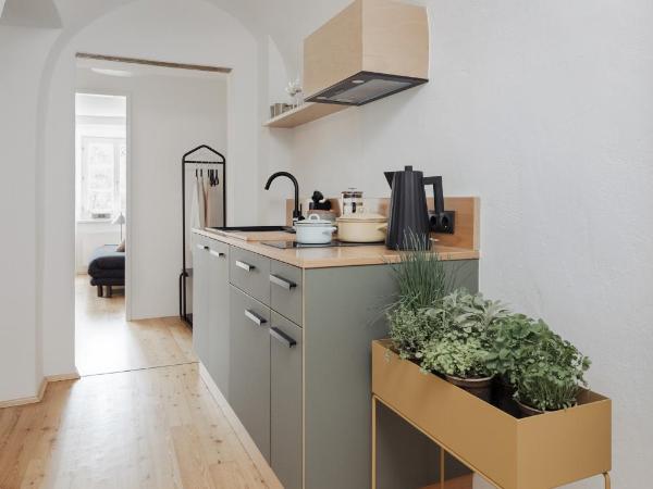 Das Grüne Haus - Boutique Apartments ecofriendly : photo 10 de la chambre chambre familiale - vue sur montagne