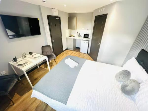 Studios next to Emirates Stadium : photo 7 de la chambre chambre double