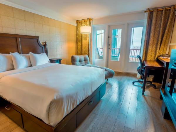 LHotelQuébec : photo 2 de la chambre chambre lit queen-size - vue sur jardin