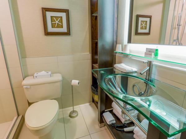 LHotelQuébec : photo 7 de la chambre chambre avec 2 lits queen-size et kitchenette - vue sur piscine