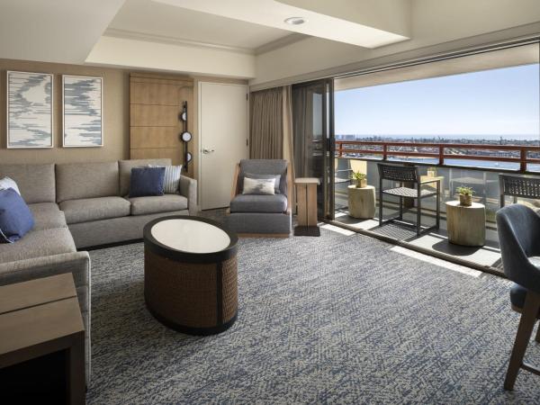 San Diego Marriott Marquis and Marina : photo 5 de la chambre suite 1 chambre exécutive avec 1 lit king-size et canapé-lit - vue sur baie
