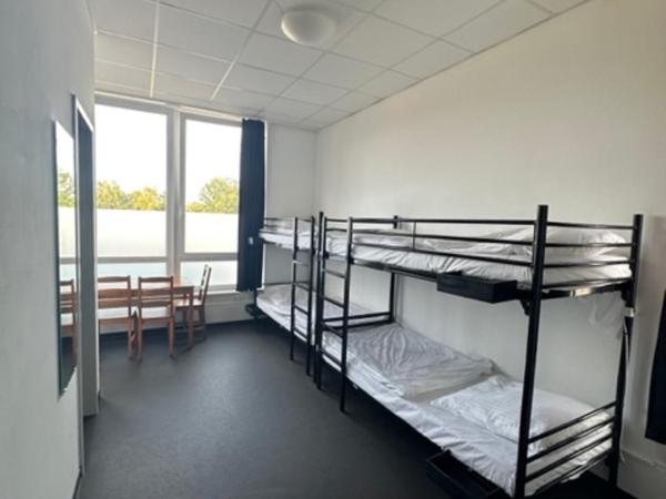 Arena Hostel & Monteurzimmer : photo 5 de la chambre chambre quadruple avec salle de bains privative