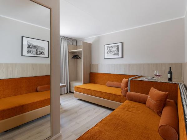 Living Ascona Boutique Hotel - Smart Access : photo 7 de la chambre suite junior avec terrasse - vue partielle sur lac