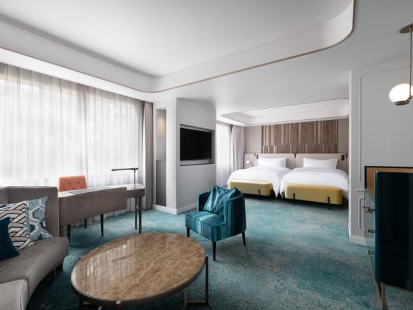 The Westin Miyako Kyoto : photo 3 de la chambre suite junior avec 2 lits doubles - accès au club lounge