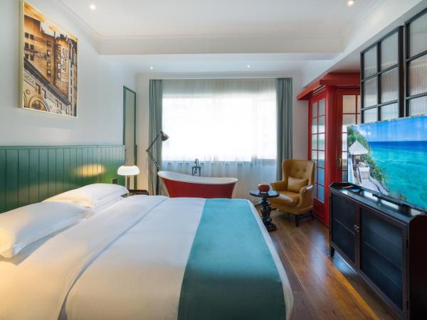 Hangzhou Lanshe hotel : photo 4 de la chambre chambre double deluxe avec baignoire