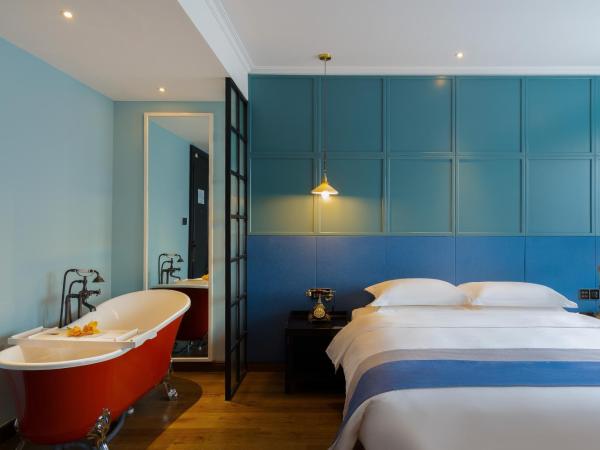 Hangzhou Lanshe hotel : photo 1 de la chambre chambre double - vue sur montagne