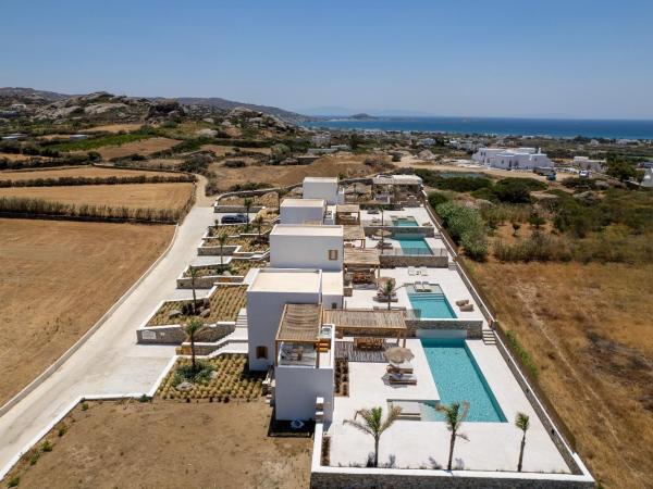 Cocopalm Villas Naxos : photo 4 de la chambre villa 3 chambres et appartement 2 chambres avec piscine privée et bain à remous