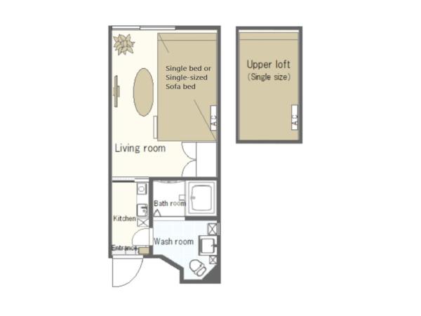 Laffitte Hirai Condominium Hotel : photo 6 de la chambre chambre triple