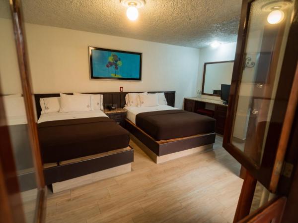 Hotel Don Quijote Plaza - Guadalajara Centro Historico : photo 9 de la chambre chambre double avec 2 lits doubles