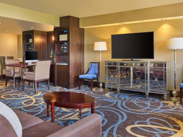 Sheraton North Houston at George Bush Intercontinental : photo 7 de la chambre club level king room with adapted tub - mobility accessible