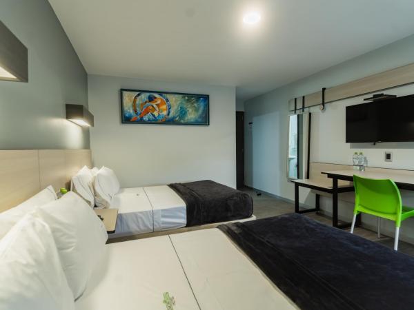 HOTEL LEMON GREEN -Zona Expo Frente al Centro de Convenciones : photo 7 de la chambre chambre lits jumeaux