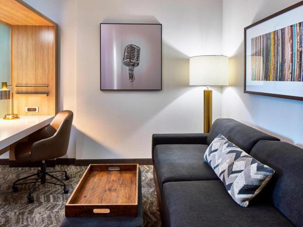 SpringHill Suites by Marriott Nashville Downtown/Convention Center : photo 1 de la chambre suite lit king-size avec canapé-lit