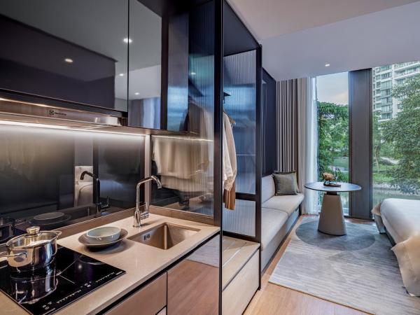 Fraser Residence River Promenade, Singapore : photo 3 de la chambre studio premier avec accès au salon