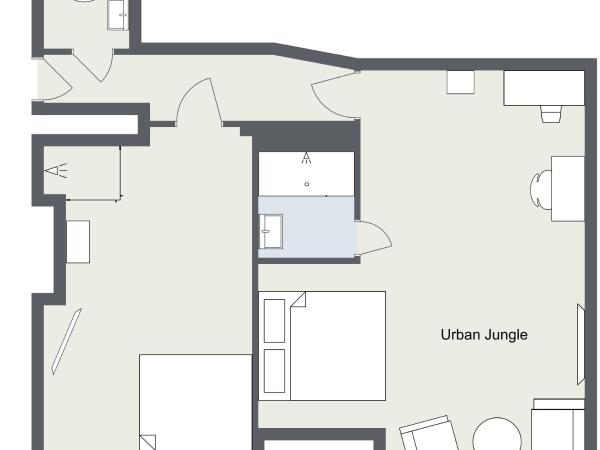 Urbn Dreams : photo 1 de la chambre two-bedroom apartment with two bathrooms