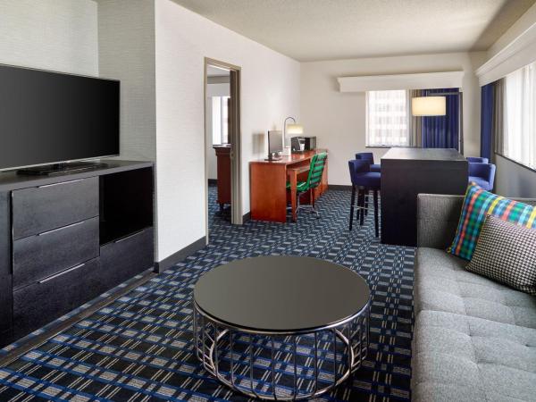 Courtyard Arlington Crystal City/Reagan National Airport : photo 1 de la chambre suite 1 chambre lit king-size avec canapé-lit