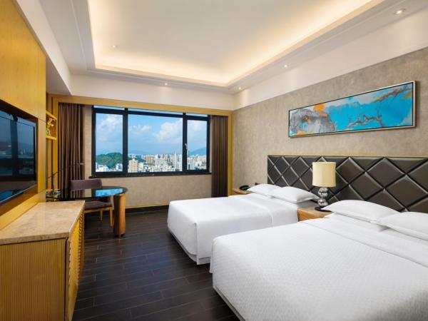 Four Points by Sheraton Hainan, Sanya : photo 3 de la chambre chambre avec 2 lits doubles - vue sur ville