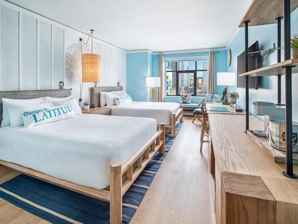 Margaritaville Hotel San Diego Gaslamp Quarter : photo 3 de la chambre hébergement standard avec 2 lits queen-size