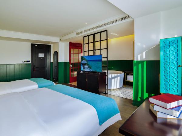 Hangzhou Lanshe hotel : photo 1 de la chambre chambre triple – vue sur montagne