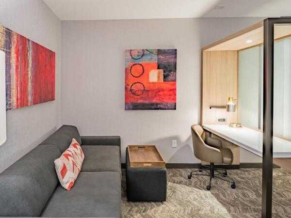 SpringHill Suites Dallas Central Expressway : photo 5 de la chambre suite lit king-size avec lit gigogne
