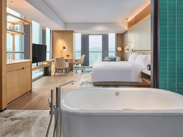 Hilton Chongqing Liangjiang New Area : photo 1 de la chambre chambre lit king-size deluxe