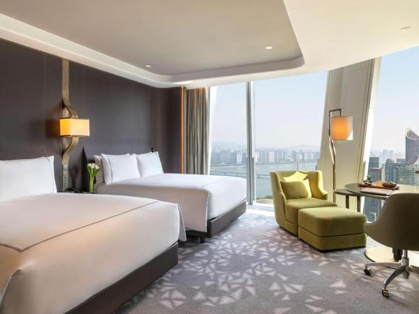 Conrad Hangzhou : photo 1 de la chambre chambre 2 lits queen-size - vue sur fleuve